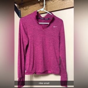 Nike Women's Fuchsia Long Sleeve Tee